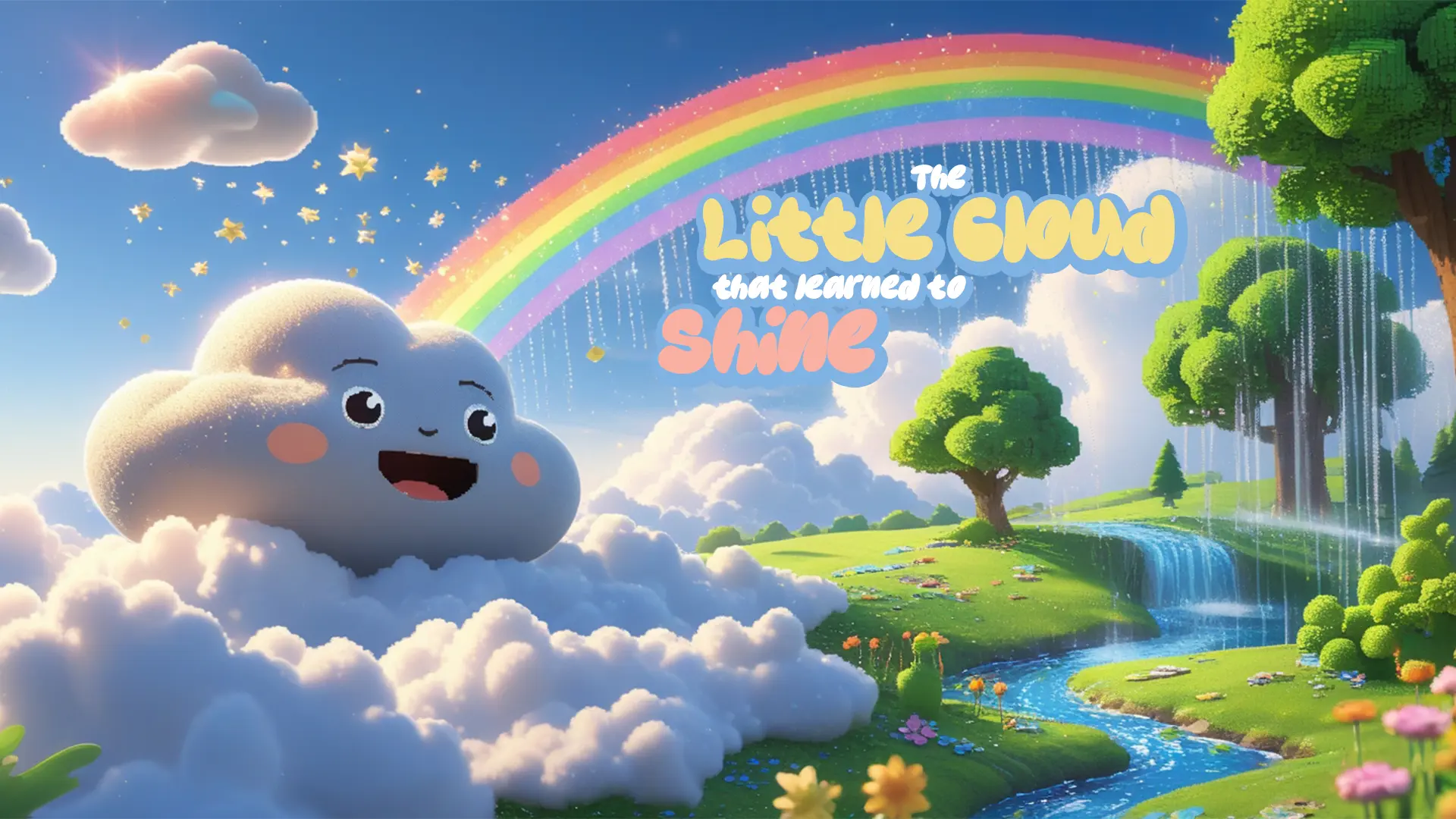 The Little Cloud That Learned to Shine - A Heartwarming Story for Kids!