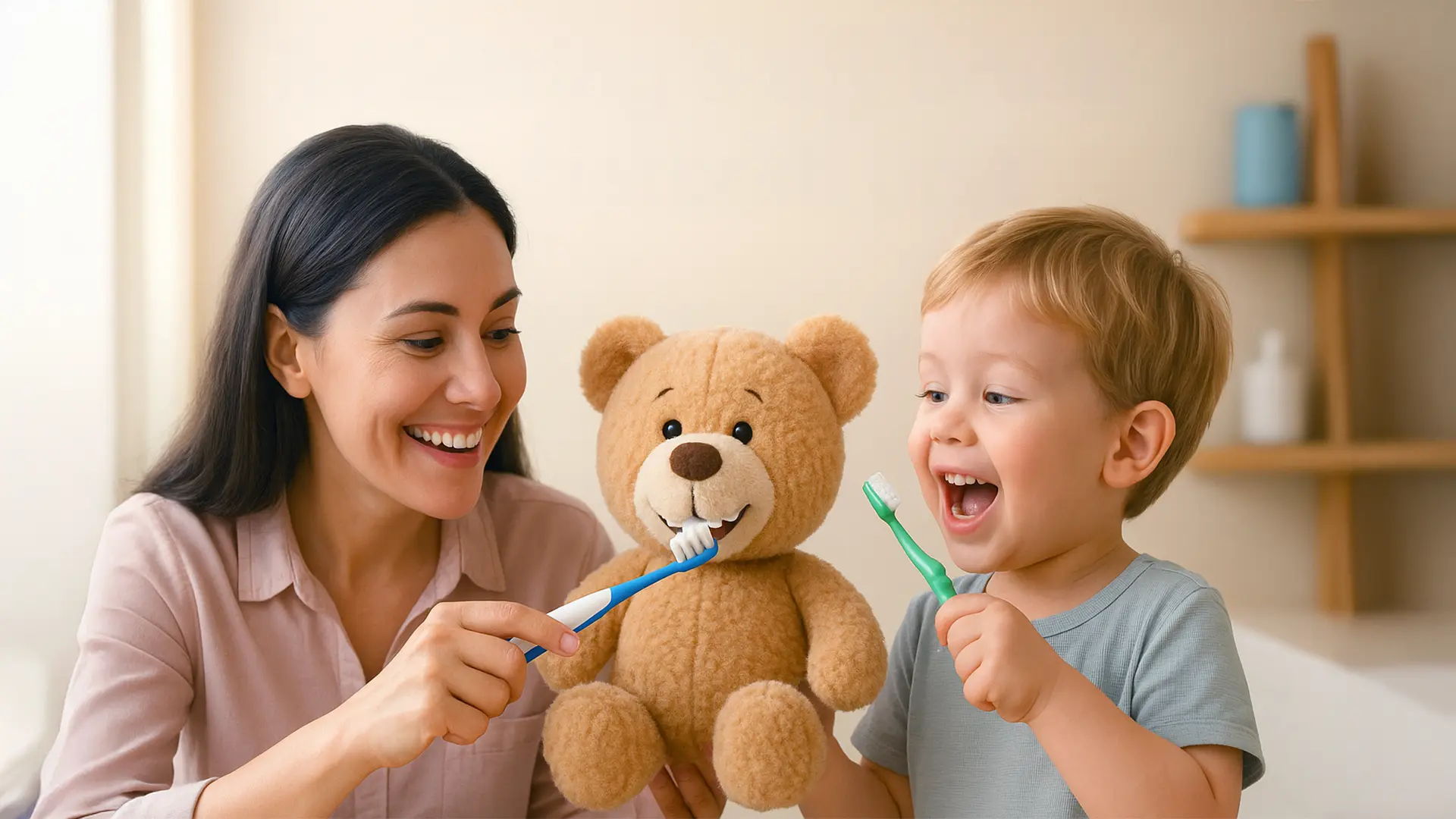 This One Trick Helps Kids Love Brushing Their Teeth