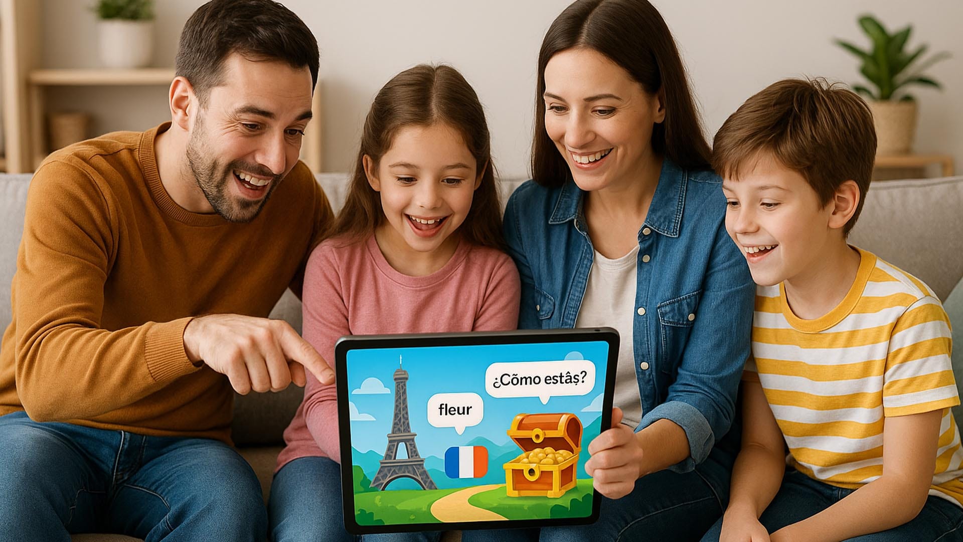 Family Quest: Gamified Language Learning Adventures for Kids and Parents
