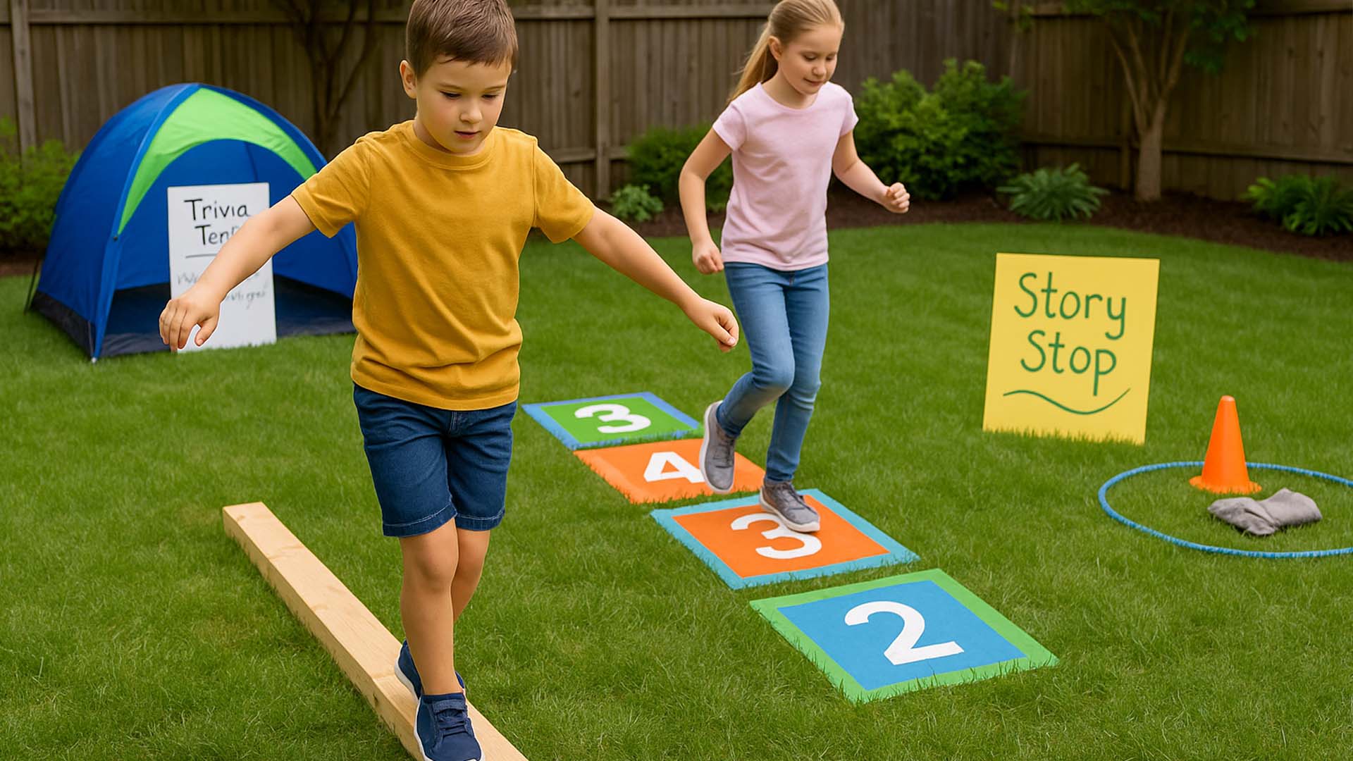 Backyard Field Day- DIY Obstacle Courses to Challenge & Teach Kids copy Backyard Field Day: DIY Obstacle Courses to Challenge & Teach Kids