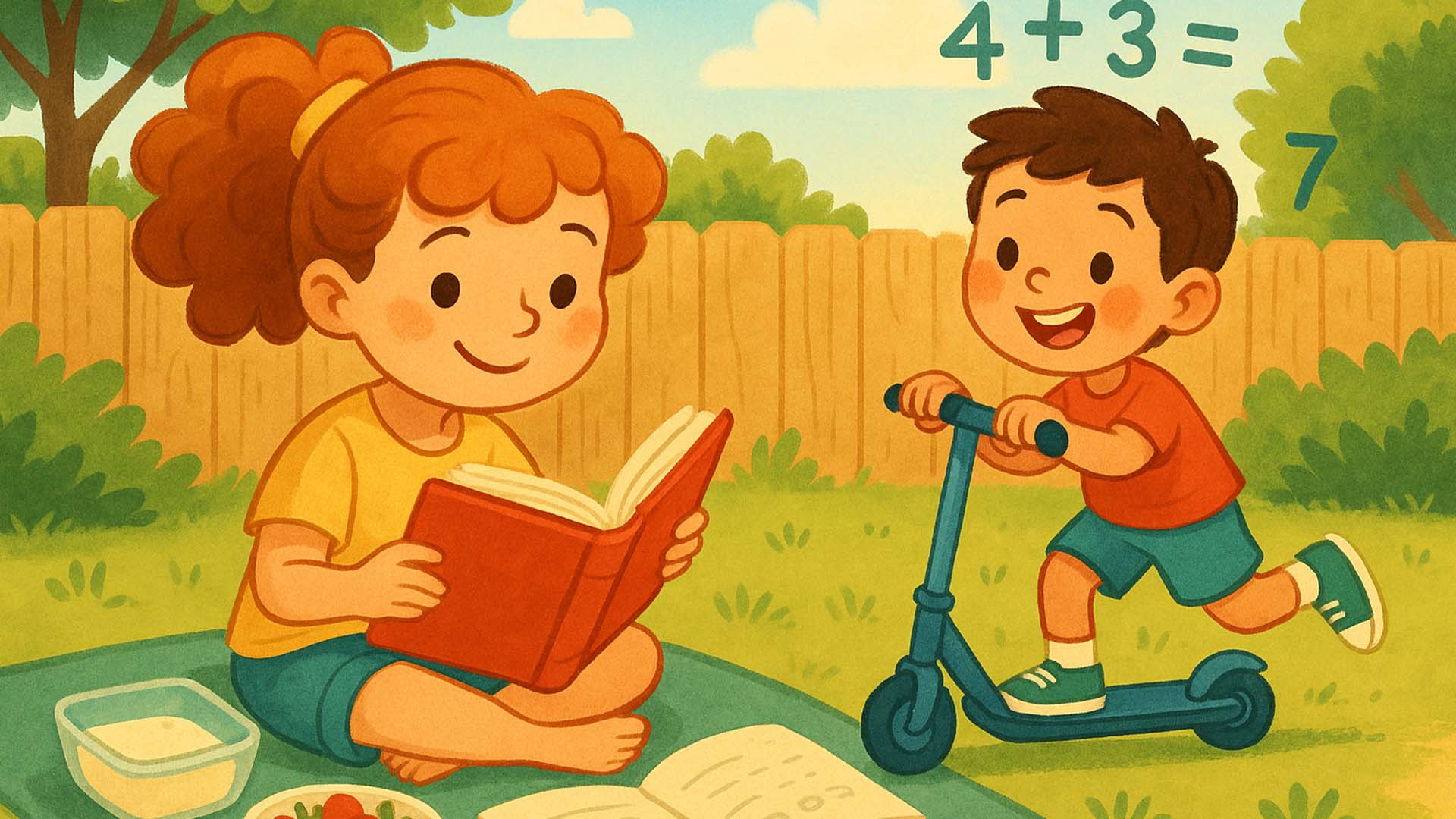 Stop the Summer Slide- How Daily Fun Keeps Reading & Math Skills Sharp Stop the Summer Slide: How Daily Fun Keeps Reading & Math Skills Sharp