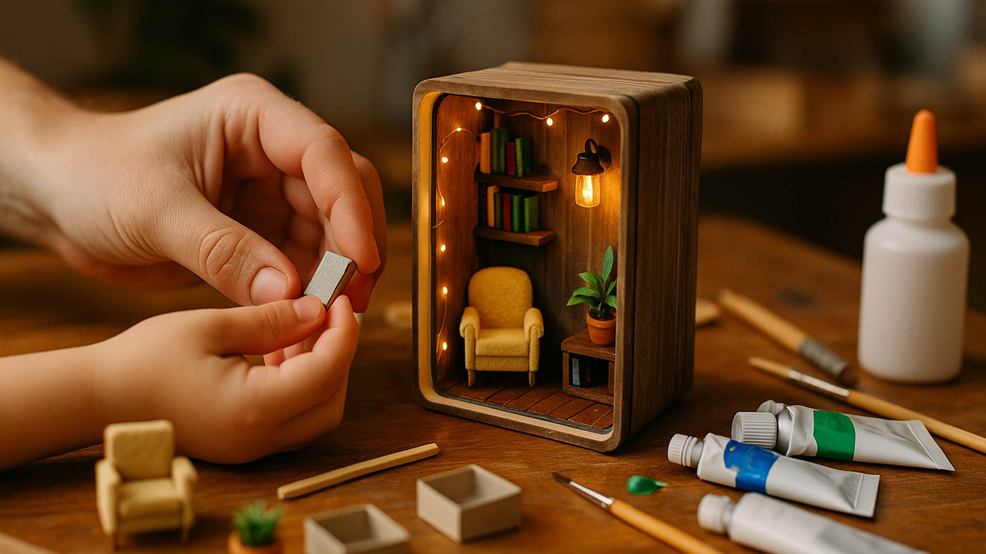 Miniature World Crafts- Tiny Dioramas that Teach Design, Story & Patience Miniature World Crafts: Tiny Dioramas that Teach Design, Story & Patience