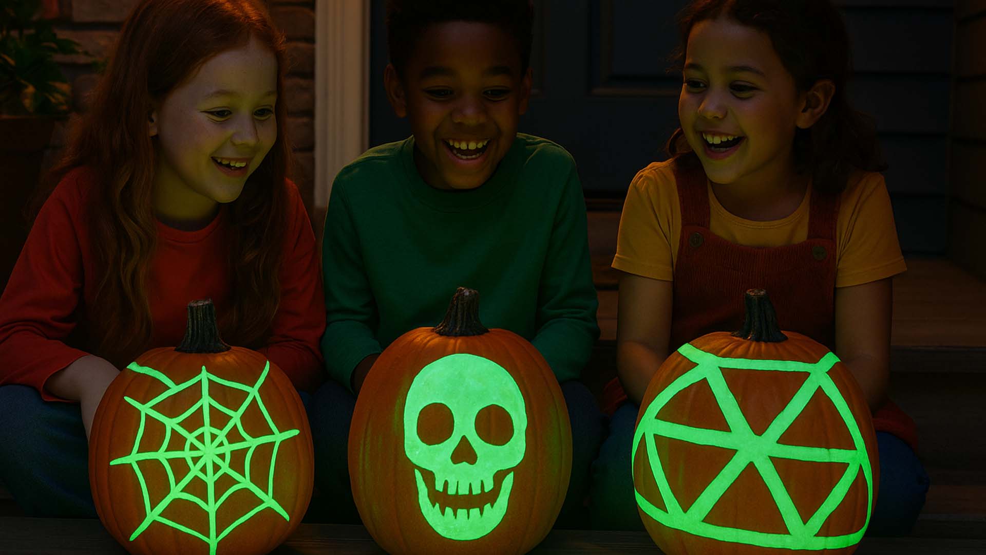 Glow-in-the-Dark Painted Pumpkins: A Safe, No-Carve Halloween Craft