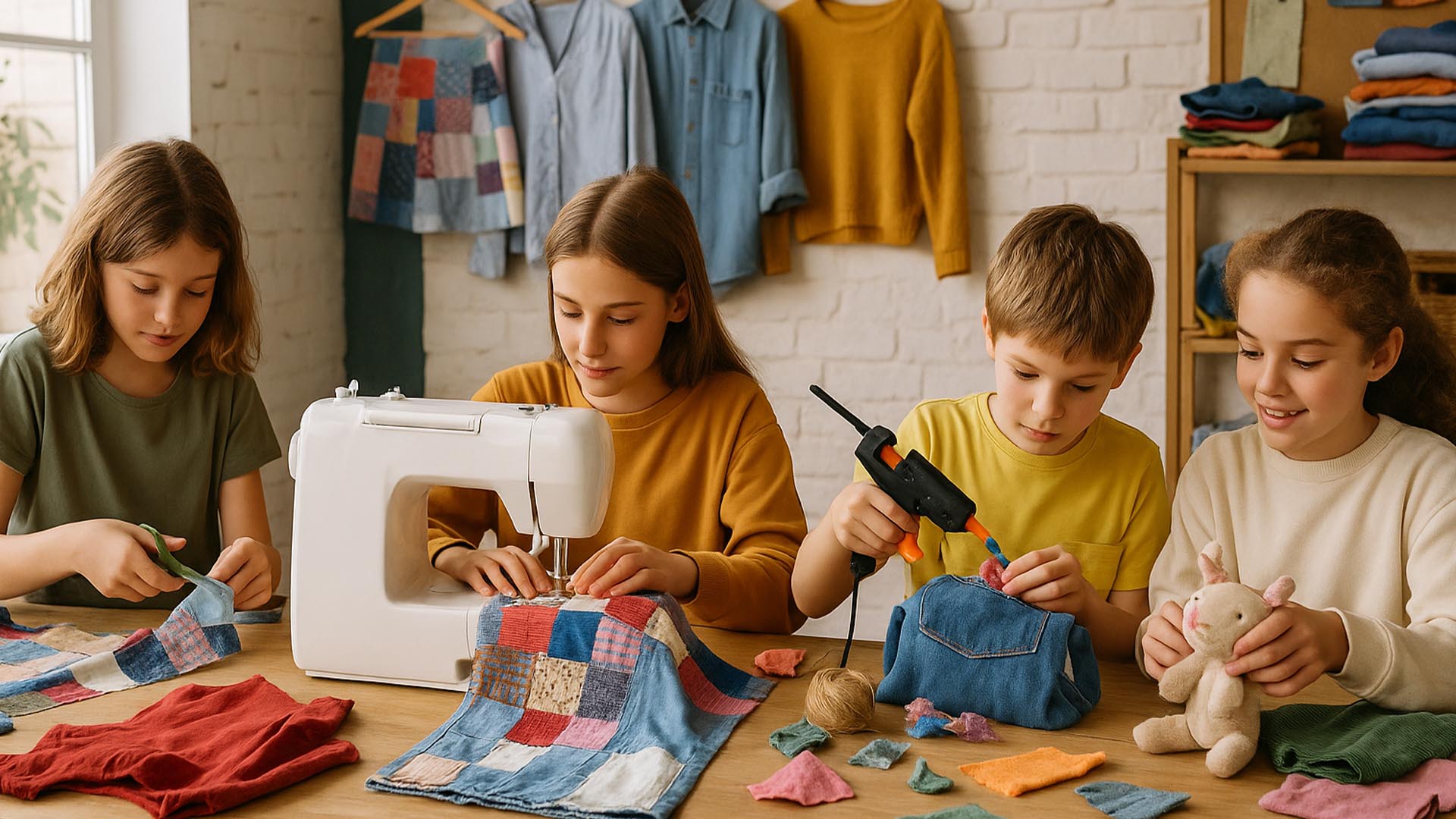 Chillie Kids Club Teaches London Children to Upcycle Clothes & Reject Fast Fashion